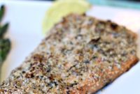 Paleo Whole30 Italian Almond Crusted Salmon