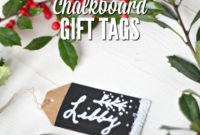 Craft Unique Snowy Chalkboard Labels