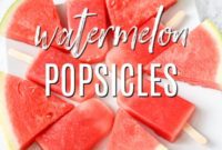 Refreshing Watermelon Pops