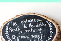 Charming Rustic Wood Message Board