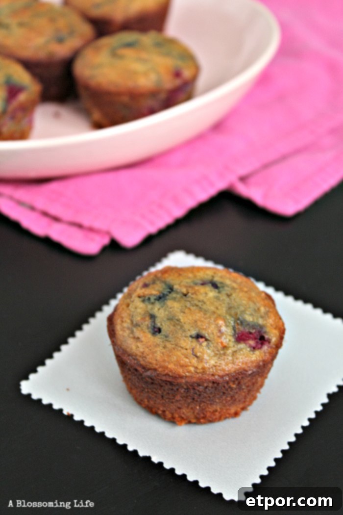 Healthy Orange Raspberry Muffins