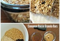 Spiced Raisin Granola Bars
