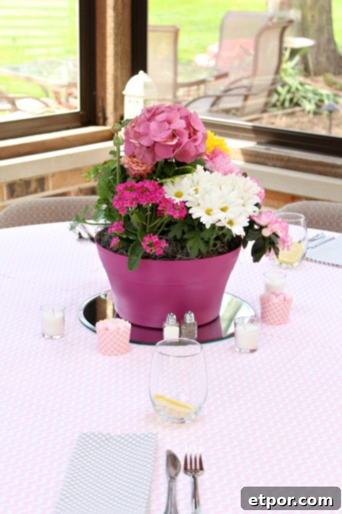 Trunkloads of Love: Pink & Gray Elephant Baby Shower 6 Pink and Gray Baby Shower Centerpieces