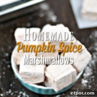 Homemade Pumpkin Spice Marshmallows