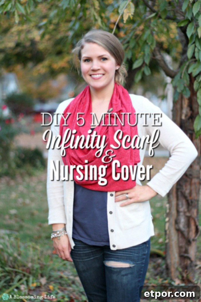 women wearing DIY nursing scarf and nursing cover, demonstrating ease of use and style for breastfeeding mothers