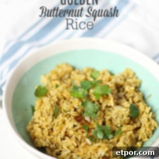 Creamy Butternut Squash Rice