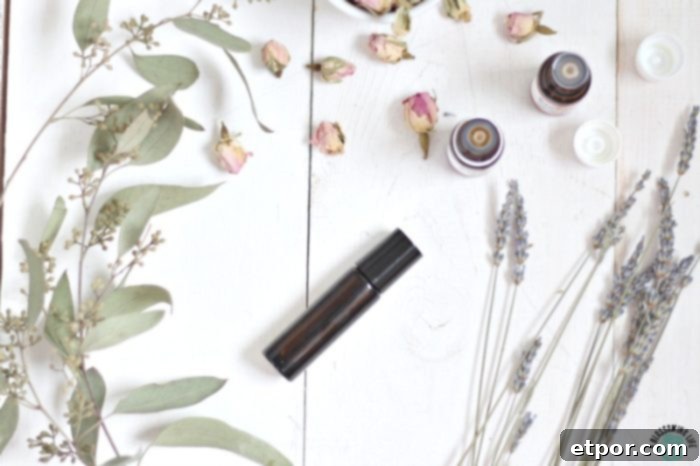 Essential oil blend for cold and flu ingredients