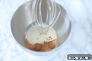 The Secret to Unforgettable Chocolate Whipped Cream 6 ingredients to make chocolate whipped cream in a stand mixer